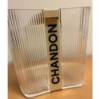 Moet   Chandon Champagne Cooler 19cm Not For Sale Clear With Belt New Unused