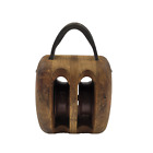 Marine Wooden Antique Maritime Pulleys Boats E t c