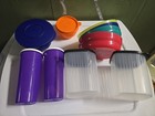Lot Of 16 Pc Tupperware  Bowls  Cups  Food Storage  Rare 