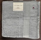 2x Tommy Hilfiger All American Solid Cotton Bath Towel 27  X 52  100  Cotton New