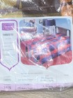 Vintage Sears Yorkshire Pair Draperies 48  X 30  Per Panel Brown   Tangerine New
