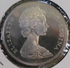 1965 Canada One Dollar Coin  800 Silver  609 