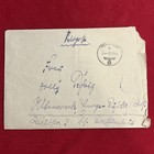 Panzerkorps 1941 Feldpost Cover W Letter Panzer Tank Korp Police Ww2 Wwii German