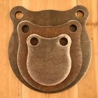 1 2  Ar500 4  6  8  Gong Set With Free Magnetic Stencil Painting Set