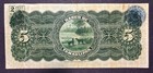 1914 Mexico Banco De Tamaulipas 5 Pesos Banknote Series G Signed  Circulated