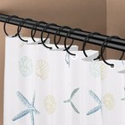 Shower Curtain Hooks Rings 24 Pcs Rustproof Metal Shower Hooks For Shower Cur   
