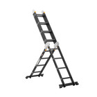 Multi-purpose Folding Ladder 7-in-1  15 5ft With Scaffolding Plank - Versatile 