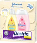Johnson s Baby Care Essentials Gift Set  Body Lotion    Zinc Oxide Diaper Ras   
