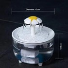 Pet Water Fountain Transparent Automatic Dog Cat Fountain Circulating Water Bowl