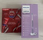 Philips Sonicare Electric Toothbrush   Colgate Optic White Set  new  Exp 10 26
