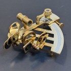 Solid Brass Sextant Nautical Instrument Astrolabe Ships Maritime Decor 4   