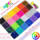 24 Color 3mm Jelly Resin Rhinestones For Bedazzling Crafting Flatback    