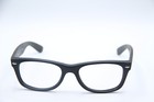 New Ray-ban Rb 2132 622 Black Rubber Wayfarer Authentic Frames Eyeglasses 52-18