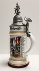 Antique Regimental Beer Stein Named Rare Hinge Lithophane 