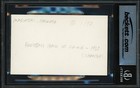 Bronko Nagurski Autographed 3x5 Index Card Chicago Bears Beckett Bas  18284406