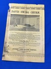 1887 Booklet  davis Swing Churn  Vermont Farm Machine Co  16pgs   Goat Conveyor 