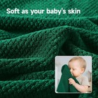  Soft 6 Piece Bath Towel Set - 2 Bath Sheets  2 Bath Towel Set Of 6 Dark Green