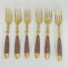 Vintage Lord Nelson Furst Besteck 37-piece Bronze   Mahogany Flatware New   Used
