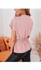 Women   s Button Down Shirt Long Sleeve Neck Peplum Tops Tie Waist Casual Blouse