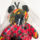 New Sealed Vintage 90s Avon Kente Teddy Bear Plush Christmas South Africa
