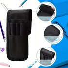 2x Black Belt Pen Holder Multifunctional Pencil Holder Pouch Pen Sleeve Case