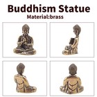 Buddha Statue Bronze Buddha Statue Chinese Buddhism Pure Copper Bronze7544