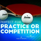 Franklin Sports 40mm Table Tennis Balls  One Star Bulk Pack Ping Pong Balls