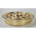 Revell-ware Rw 500 Ab Brass Tone Aluminum Communion Tray   Insert Set Usa