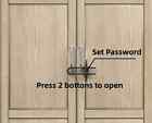 4 Pack Child Proof Sliding Cabinet Door Code Locks Baby Safety Cupboard Locks Ad