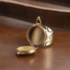 Secret Box Ring Gold Brass Handmade Pill Box Ring Vintage Snuff Box In All Size