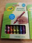 Crayola My First Washable Tripod Grip Crayons 8 pkg - Lot Of 2