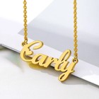 Custom Name Baby Mother Kids Necklace Chain Personalized Children Girl Jewelry