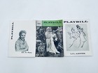 Vintage 3x Play Bill Musical Program Booklet Li   l Abren Bells Are Ringing 1950s