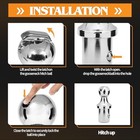 60618 Puck System Gooseneck Hitch Ball Kit  Compatible With 2013-2026 Dodge 