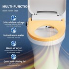 Electric Bidet Toilet Seat Elongated heated Smart Bidet Toilet Seat Instant Warm