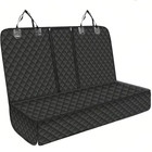 Dog Seat Cover For Back Seat Durable Waterproof Car Truck Suv W  2 Dog Seatbelt