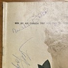 1968 Montreal Alouettes Hamilton Tiger Cats Cfl Program Autograph Signed Nov 2