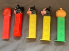 Vintage Disney Mickey Pez Dispenser Lot Made In Austria No Feet Hong Kong
