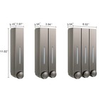 Liquid Soap Dispenser Wall Mount  1 Chamber Bathroom Shower Pump Dispenser pr   