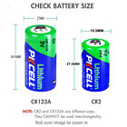 8pcs Pkcell Cr2 Camera Photo Lithium Batteries Cr17355 1cr2 3v 850mah Exp  2034