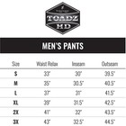 Frogg Toggs Toadz Waterproof Hd Bibs Men   s Large Black Shoulder Straps New   