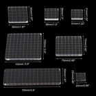 Acrylic Stamp Block 7 Pack Clear Stamping Block With Grid Lines Decorative Mo   