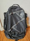 Nike Lacrosse Face-off Black Backpack Travel Bag 24x15x9  Top Zipper Damaged