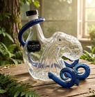 The Kraken Rum Octopus Whiskey Bottle Spiced Rum Display Home Bar Decor - 350ml
