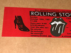 The Rolling Stones 1981 Unused Concert Tour Ticket Keith Richards Ephemera Usa
