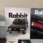 Vintage 1982 Volkswagen Vw  Sales Brochures   1982 Rabbit Window Stickersticker