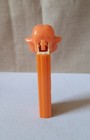 Vintage Pez Dispenser One Eyed Monster Green Eye No Feet All Orange Usa Pat 3 8