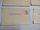 Lot Of 15 Vintage Blank 4 Cent Prepaid Postcard President Lincoln Unused