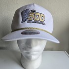 The 500 Indy Over Everything Indianapolis 500 Logo Snapback Hat Rope White New