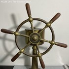 Antique John Hastie   Co  Nautical Brass Ship Wheel- 22 